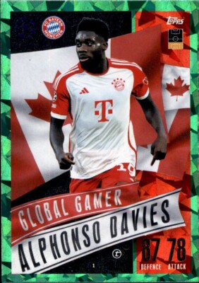 Champions League EXTRA 207 - Alphonso Davies Global Gamer EMERALD GREEN 2023/24