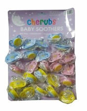 Cherubs Assorted Colours Orthodontics Baby Soothers Boy Girl 0-6 Months BPA Free