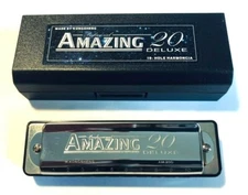 Kongsheng Amazing 20 Harmonica - Standard or Paddy Tuning - US DEALER SHIPS FAST