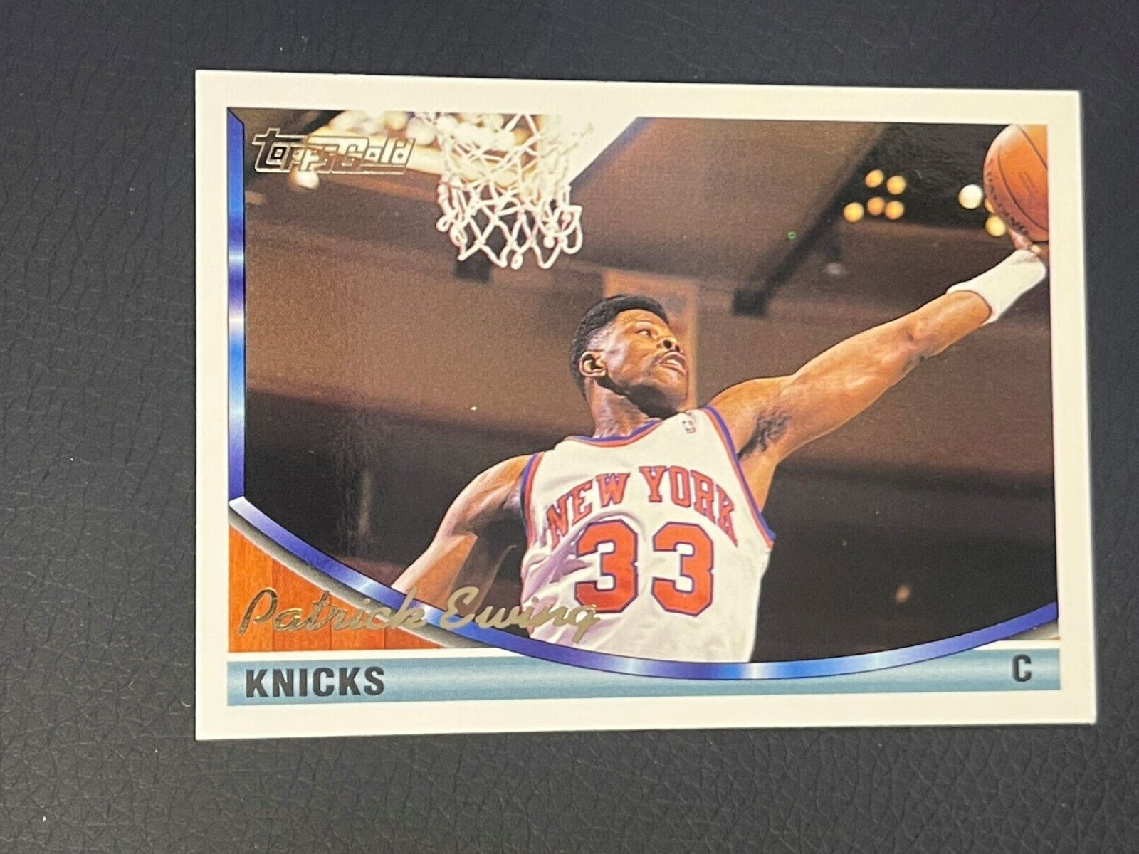 Patrick Ewing 1993-94 Topps Gold #300 New York Knicks