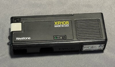 Vintage Keystone EverFlash XR108 Pocket Film Camera Black W