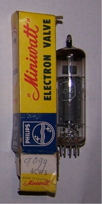 New Old Stock Minniwatt 6CW5 Output Pentode Valve with 9 pin base (12 ...