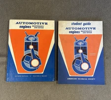 1973 Automotive Engines Maintenance And Repair by Billiet & Student Guide