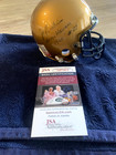 Joe Bellino Navy-Heisman 1960/#27 Signed Authentic Mini Helmet JSA COA & Case — photo 1
