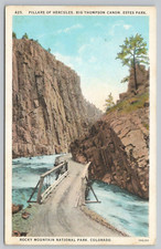 Postcard Pillars of Hercules Big Thompson Canon Estes Park Colorado