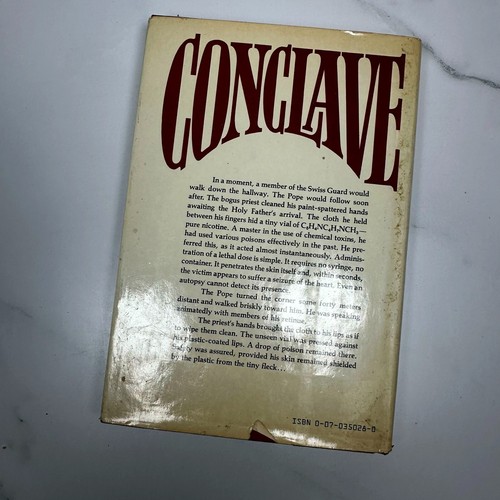 Conclave by Lawrence D. Klausner 1981 HC Dust Jacket - Picture 3 of 12