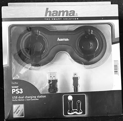 Hama, USB dual charging station für Motion-/Sub-Controller für  SONY PS3