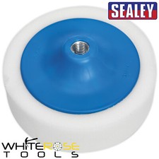 Image of Sealey Buffing & Polishing Foam Head Ø150 x 50mm 5/8"UNC White/Dense