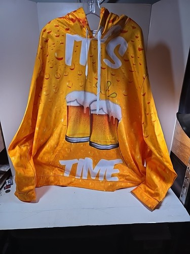Zootop Bear Hoodie 4XL IT'S BEER TIME NWOT