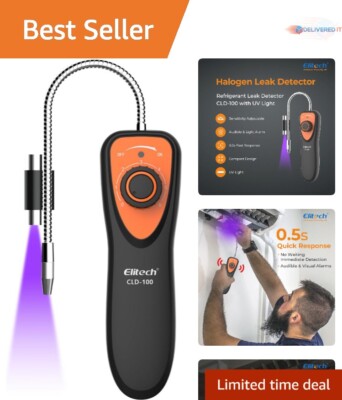Refrigerant Leak Detector Halogen Car HVAC CFC HCFC HFC Freon Leak Sniffer