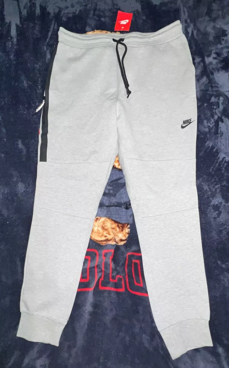 NIKE NSW TECH FLEECE JOGGER PANTS SLIM HEATHERED GREY 545343 065 MEN SIZE XL