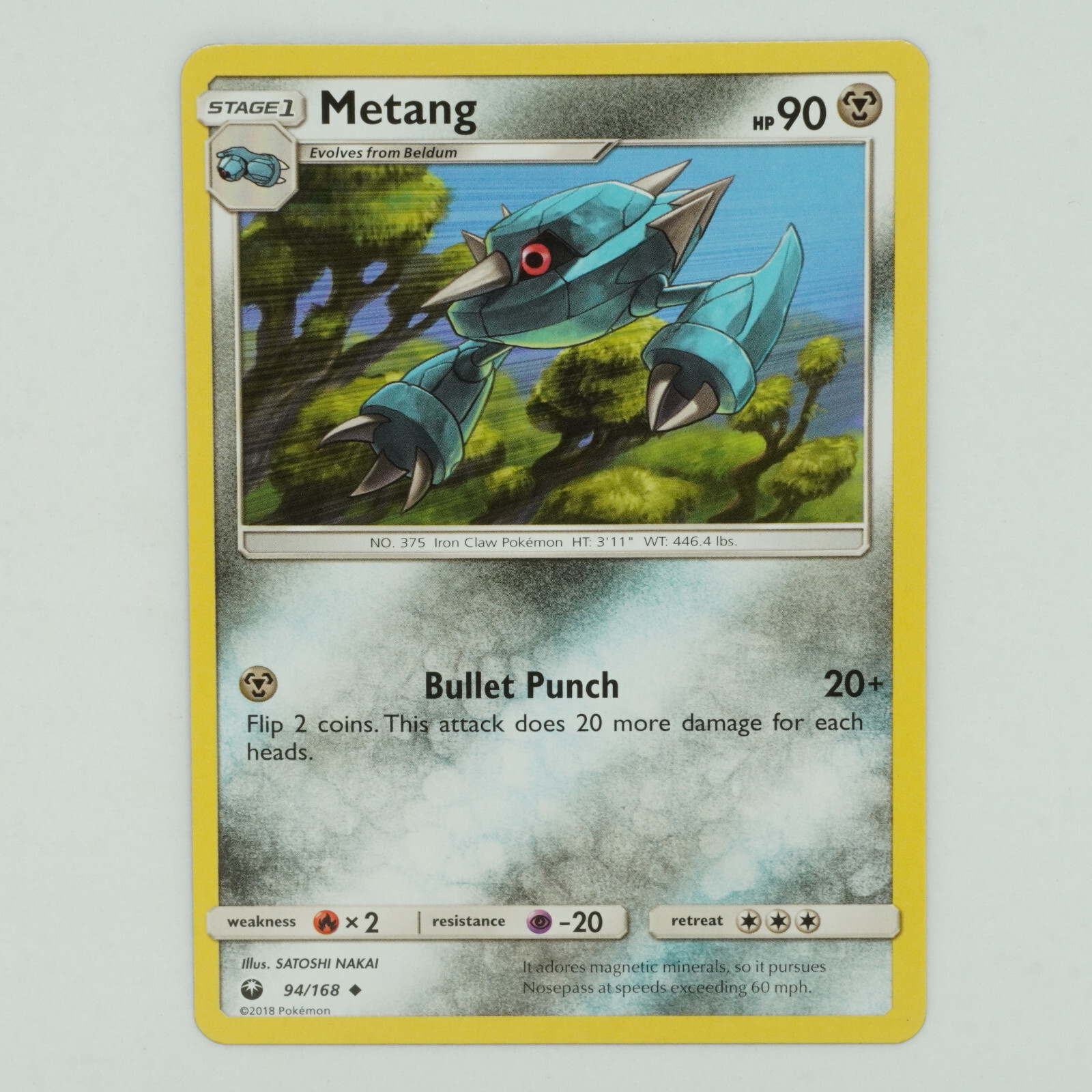 Metang 94/168 Uncommon Sun & Moon: Celestial Storm Pokemon Card