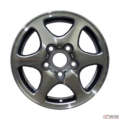 Toyota Camry Machined W/ Silver Pockets 14 Inch OEM Wheel 1997 to 