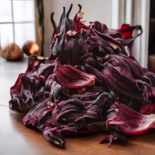 5 Oz Dried Hibiscus Flowers, Jamaica Tea, Loose Leaf, Agua De Jamaica