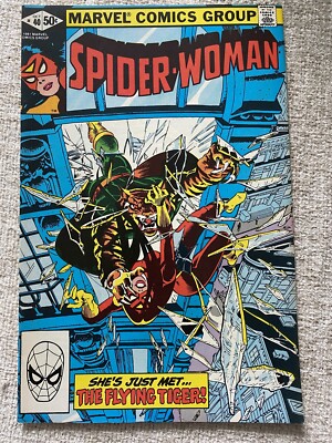 SPIDER-WOMAN #40 Cents Marvel Comics 1981 VF/NM