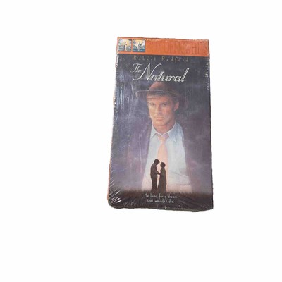 Vintage VHS The Natural , Robert Redford , 1999 Factory Sealed , Water Mark