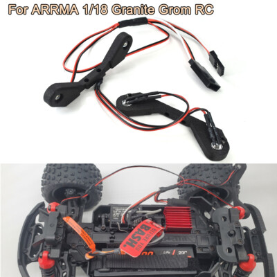 RC Front Rear Lamp Spotlight Taillight Sets For ARRMA 1/18 Granite Grom