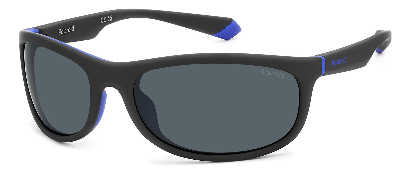 POLAROID PLD 2154/S Matte Black Blue Unisex Sunglasses 64/17/130