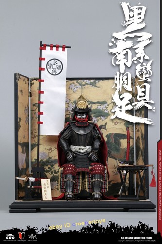 COOMODEL BLACK CATTAILL ARMOR OF ODA NOBUNAGA DIECAST ALLOY 1/6 Action Figure - Picture 3 of 10