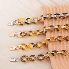 Replacement Leopard Retro Colored Resin Acrylic Chain Strap Shoulder Bag Handbag