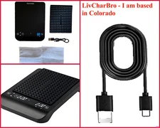 USB Rechargeable Coffee Scale with Timer 1g–3kg High Precision Kitchen