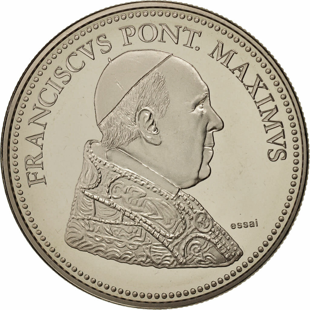 415014] France, Medal, Franciscus Pontifex Maximus, Religions