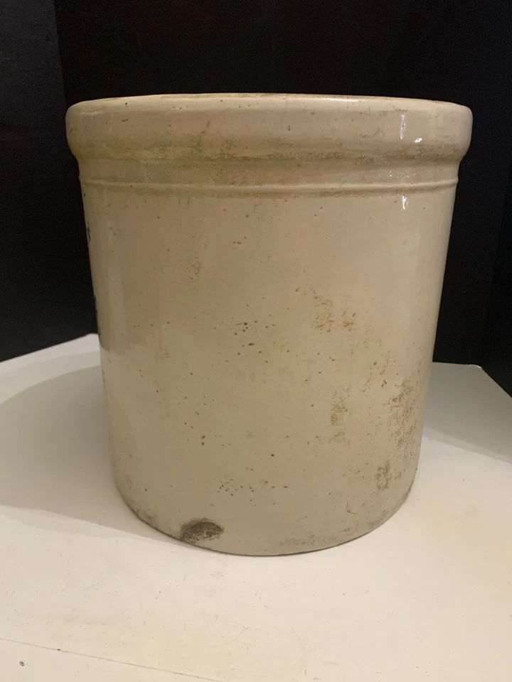 Antigua vasija de gres Western Pottery Co Monmouth Illinois de 5 galones pesada Foto 4 de 4