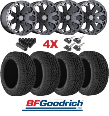 BLACK RHINO WHEEL TIRE ALL TERRAIN 235 65 17 FIT TOYOTA RAV4 HIGHLANDER