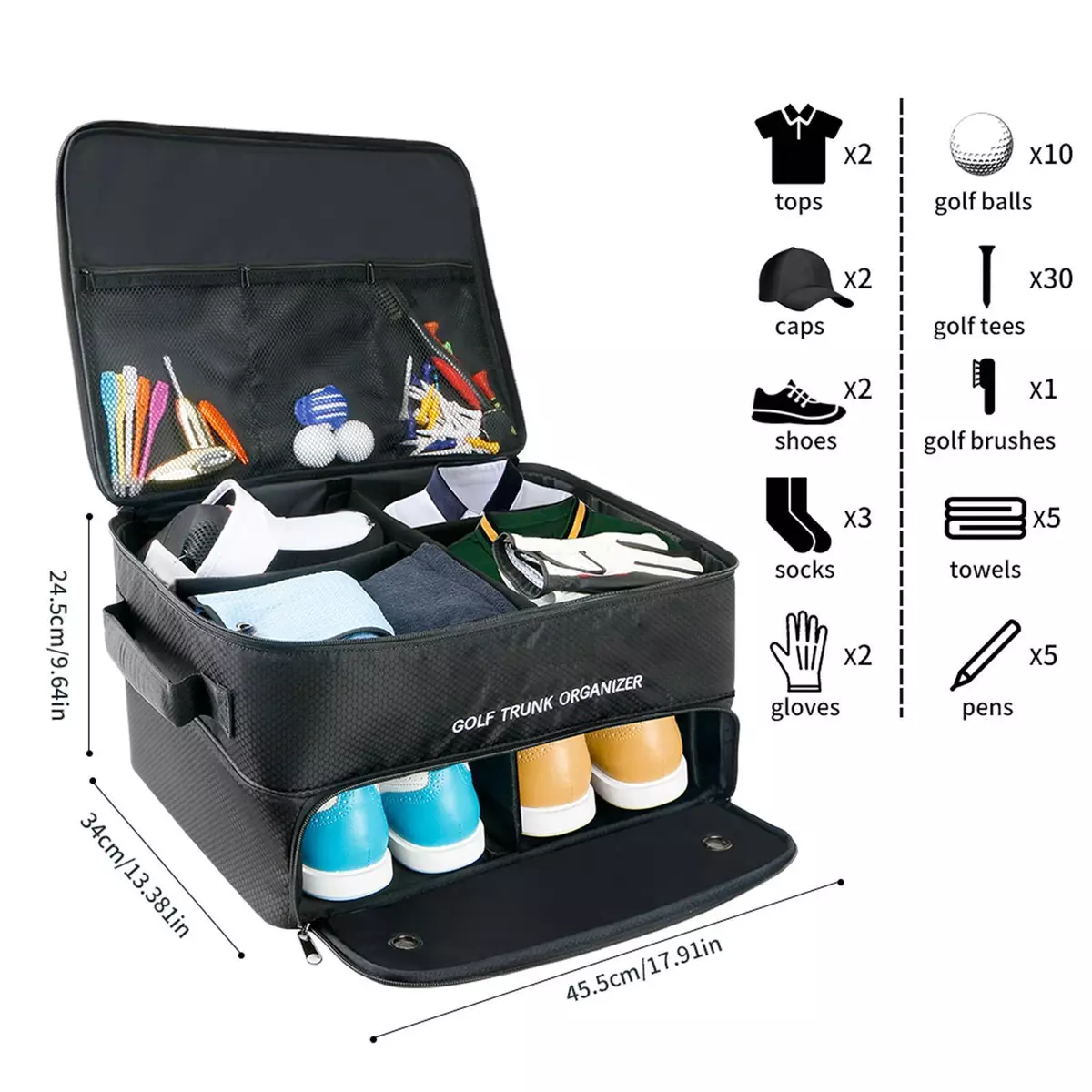 Golf Duffle Bag Sports Gym Bag Tote Bag with Shoe Compartment