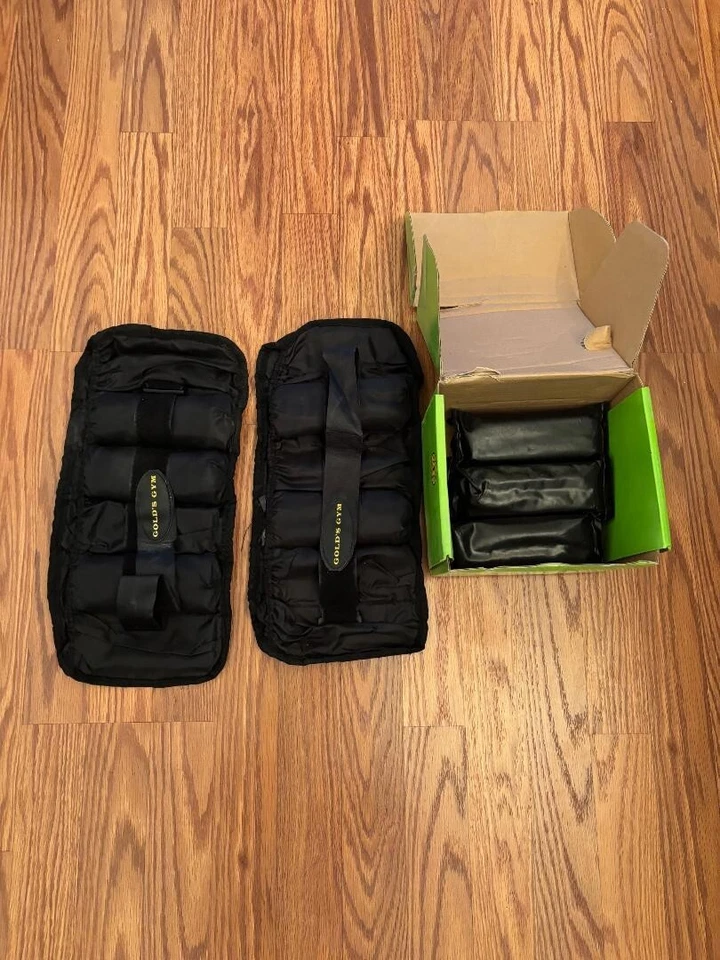 Gold’s Gym Par de Pesas de Tobillo Ajustables de 10 Libras 5 Lbs Cada Fuerza y Fitness Foto 3 de 4