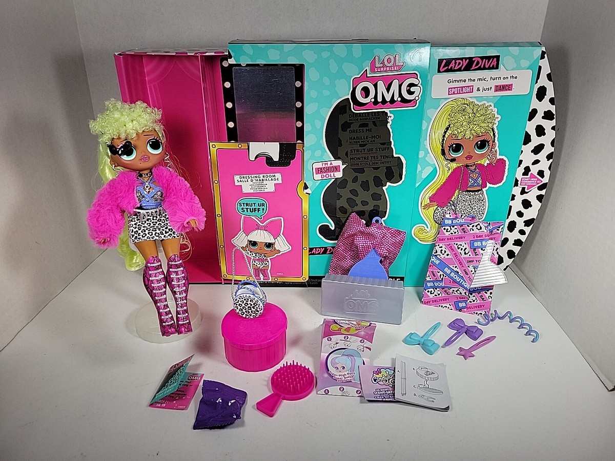 LOL SURPRISE O.M.G.-LADY DIVA- Fashion Doll Series 1 With Box