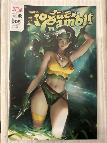 Rogue & Gambit Issue #5 R1C0 Savage Land Trade Dress Variant (2023)