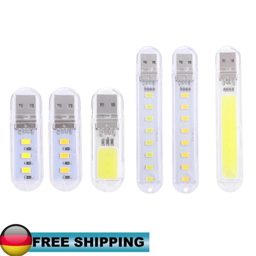 Mini tragbare USB-LED-Licht-helle Lesebuch-U-Festplattenlampe für PC-Laptop