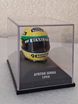 1994 Ayrton Senna Mini Helmet Paul's Model Art 1/8 | eBay