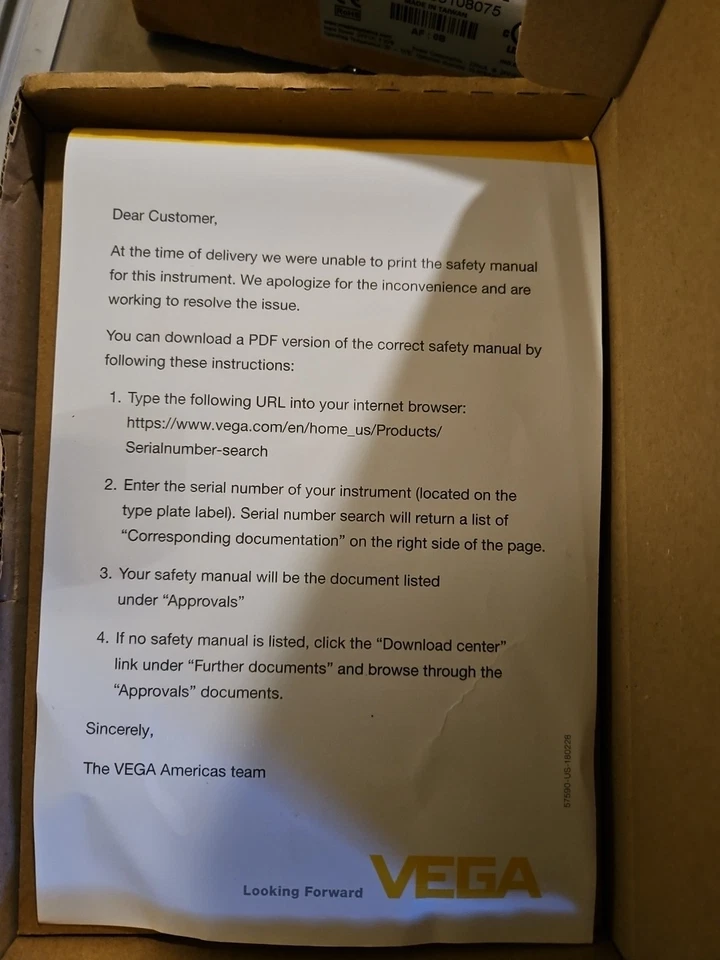 VEGATRENN 141 TRENN141 保修 & 延长技术支持 — 第 2/4 张图片