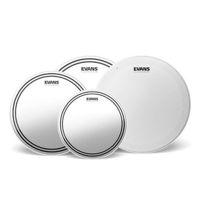 Evans EC2 Clear Drumhead Pack 10/12/14 w/FREE 14''