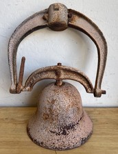 Antique Rustic Cast Iron Farm Church School D...