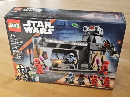 Lego Star Wars Paz Vizsla and Moff Gideon Battle Set # 75386 Sealed New
