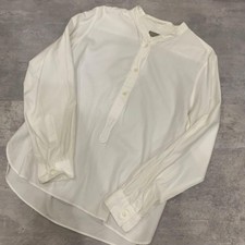 Margaret Howell White Long-Sleeve Shirt Size 2