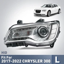 For 2017-2022 Chrysler 300 Chrome HID Headlight W/ Adaptive Left Driver Side