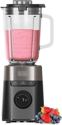 Black+Decker - Standmixer BXJB1201E 2200W | 2,2L Glasbehälter | 8 Modis, LED