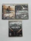 Lot of 3 Call of Duty PlayStation 3 Games  - Black Ops, Modern Warfare 1  & 2