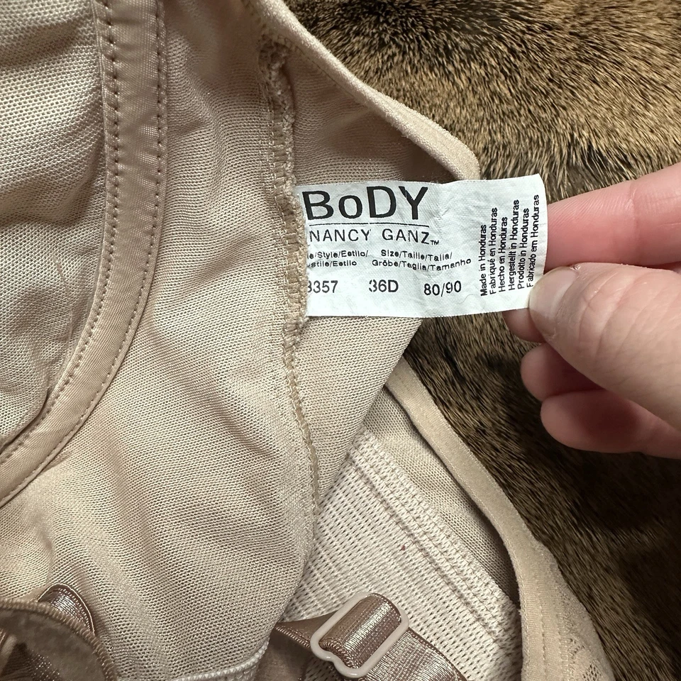 Body Nancy Ganz Body Adelgazantes Prendas moldeadoras Body Mujer Talla 36D Beige Malla Con Aros Foto 4 de 4