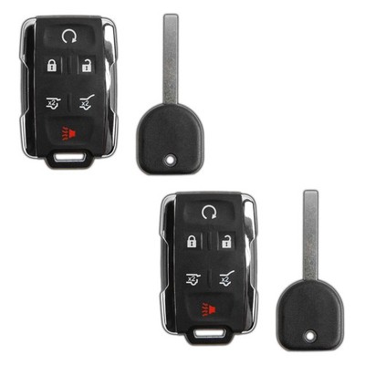 2 For 2015-2019 Remote Key Fob + B119-PT Key for Chevrolet Tahoe M3N-32337100