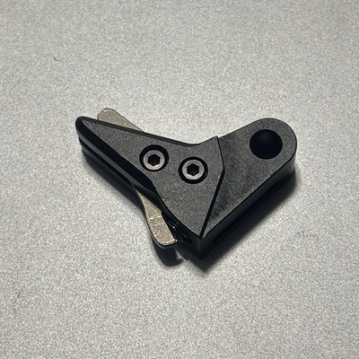 #ad Gen 3 4 Aluminum Billet Flat Trigger Shoe Black Wolf Grey Glock SJ Precision $33.98