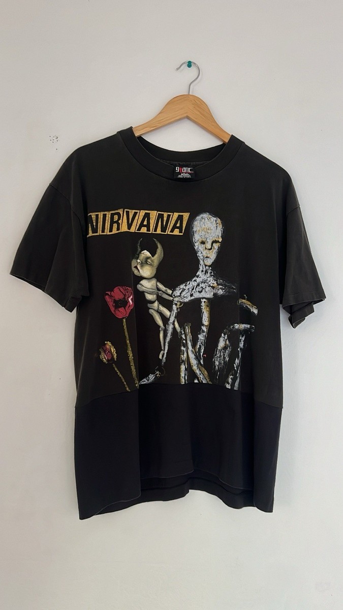 トップス NIRVANA s/s t-shirt fade incesticide l Amazon.com: Nirvana T Shirt Incesticide Band Logo Official
