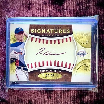Tom Glavine 2009 UD Ball Auto #47/50 Rare Jersey # eBay 1/1 Braves MLB HOF SP 💙