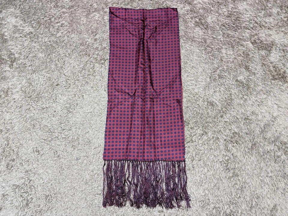 Dolce&Gabbana Mujer D&G Seda 100 Bufanda Lunares Casi Sin Usar Elegante Lujo Foto 3 de 4