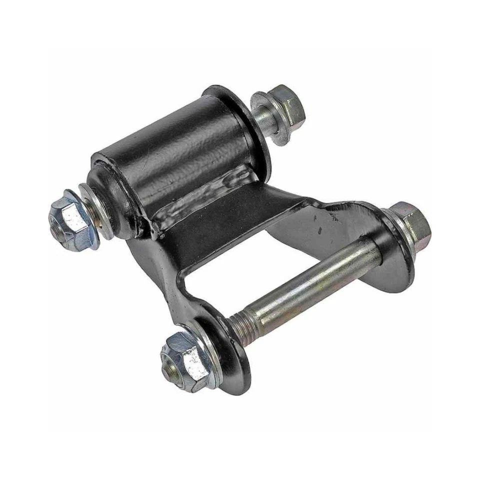 For GMC R1500/R2500 Suburban 1990 1991 Leaf Spring Shackle Set Rear | Steel - Image 2 of 4