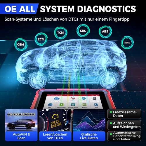 2026 LAUNCH X431 PRO ELITE V5.0 PRO 5 OBD2 Diagnostiqueur TOUT SYSTÈME ECU Codage - Photo 5/20